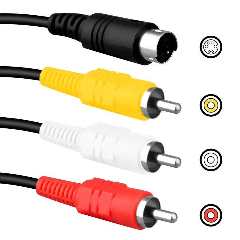 OSTENT AV Composite S-Video RCA Video HD TV Cable for Nintendo 64 N64 SNES SFC NGC - Image 5